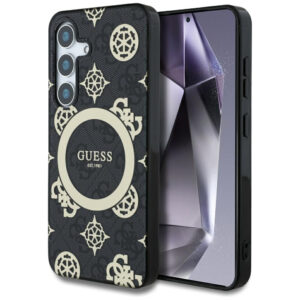Guess MagSafe dėklas Samsung Galaxy S25 – juodas
