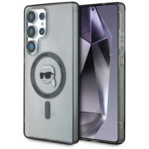 Karl Lagerfeld MagSafe dėklas Galaxy S25 Ultra – juodas