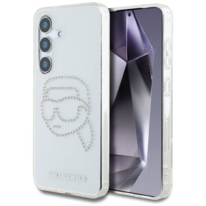 Karl Lagerfeld dėklas Samsung Galaxy S25 – skaidrus