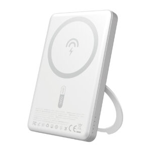 Dudao Išorinė baterija K28S 20W PD 5000mAh su MagSafe ir stovu - sidabrinis