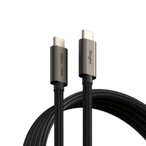 Ringke USB-C 3.2 Gen. PD240W Laidas 100cm - juodas -- Cell phone cables