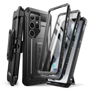 Supcase Unicorn Beetle Pro dėklas, skirtas Samsung Galaxy S25 Ultra – juodas