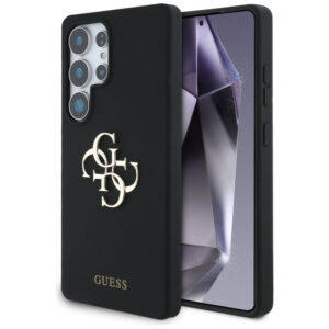 Guess silikoninis dėklas Samsung Galaxy S25 Ultra – juodas