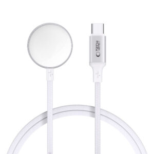 Tech-Protect UltraBoost USB-C indukcinis įkroviklis Apple Watch 1m - baltas -- Apple Watch 1m - baltas
