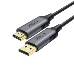 Tech-Protect UltraBoost DisplayPort / HDMI 2.0 laidas 4K 60Hz 2m - juodas -- Cell phone cables