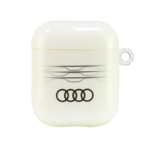 Audi IML Geometric Pattern AirPods 1/2 dėklas – baltas