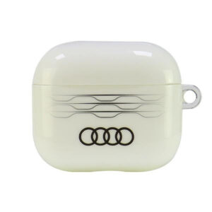 Audi AirPods 3 dėklas – baltas (IML Geometric Pattern)