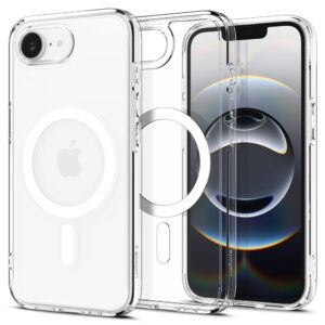Spigen Ultra Hybrid MagSafe dėklas iPhone 16e – skaidrus