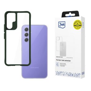 3mk Satin Armor Case+, skirtas Samsung Galaxy A54 5G – žalias