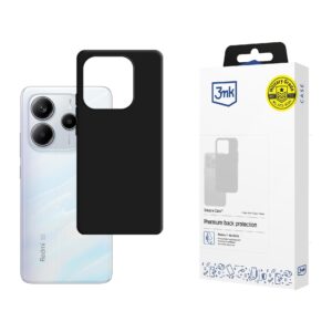 3mk silikoninis dėklas, skirtas Xiaomi Redmi Note 14 5G - juodas
