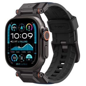 Spigen DuraPro Armor Strap, skirtas Apple Watch 44/45/46/49 mm – tamsiai mėlynas