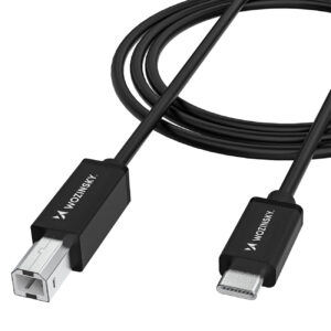 Wozinsky WKDDY2S Laidas USB-B - USB-C 2m juodas