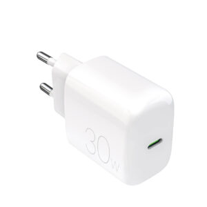 Puro PROLITE 30W USB-C sieninis įkroviklis - baltas