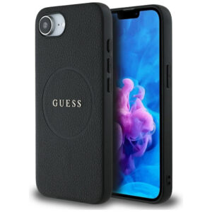 Guess MagSafe dėklas iPhone 16e – juodas