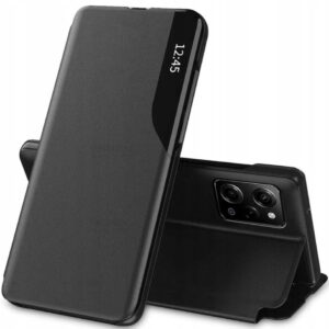 Tech-Protect Smart View dėklas Xiaomi Redmi 12 – juodas -- Xiaomi Redmi 12