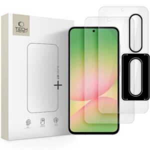 Tech-Protect Glass Set+ stiklo rinkinys Galaxy A36/A56 5G – skaidrus -- Samsung Galaxy A36 5G / Samsung Galaxy A56 5G