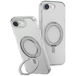 Uniq Swivix 360 dėklas iPhone 16e – skaidrus