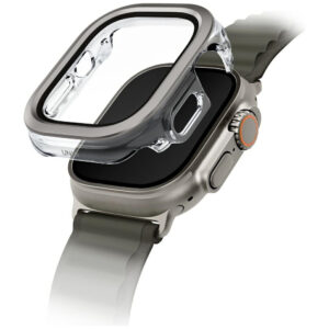 Uniq Voute dėklas Apple Watch Ultra 49 mm – sidabrinis