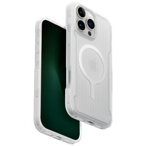 Uniq Combat Active MagClick dėklas iPhone 16 Pro Max – baltas