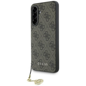 Guess 4G Charms Collection dėklas Samsung Galaxy A56 - Rudas -- Samsung Galaxy A56