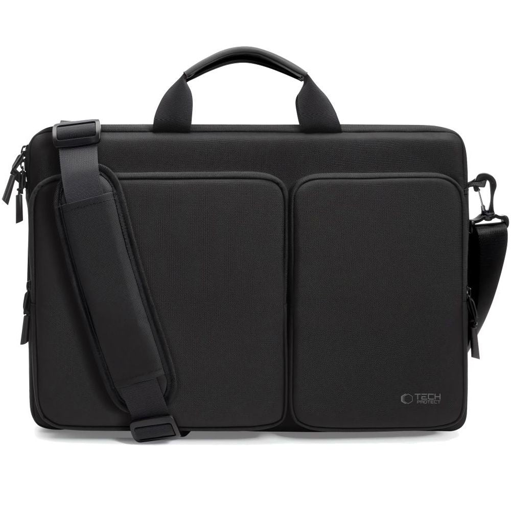 Tech-Protect Defender Bag 17" nešiojamajam kompiuteriui - juoda -- Laptop Bags