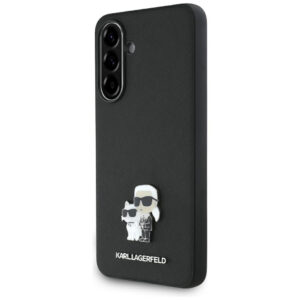 Karl Lagerfeld Saffiano dėklas Galaxy A36 – juodas
