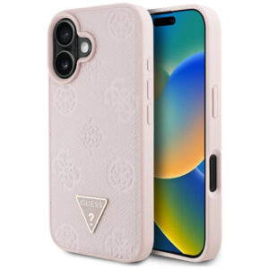 Guess MagSafe dėklas iPhone 16 – rožinis
