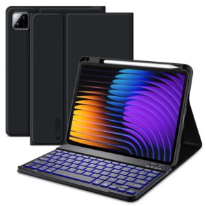 Tech-Protect SC Pen dėklas su klaviatūra Xiaomi Pad 7/7 Pro – juodas -- Xiaomi Pad 7