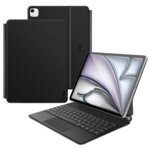 Tech-Protect Smartcase Magnetic su klaviatūra, skirta iPad Pro 12.9" (2020 /2021/2022) / 13" (2024/2025/2026) – juoda