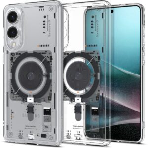 Spigen Ultra Hybrid Mag MagSafe dėklas Galaxy S25 Edge – skaidrus