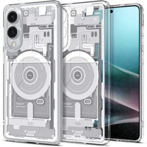 Spigen Ultra Hybrid MagSafe dėklas Galaxy S25 Edge – baltas