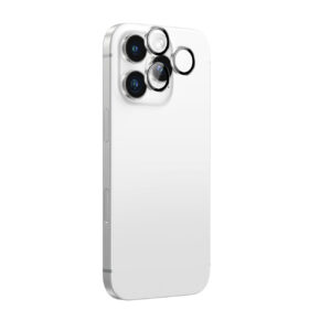 AmazingThing AR3 kameros stiklas iPhone 16 Pro/Pro Max – skaidrus