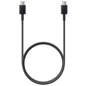 Samsung EP-DA905BBE USB-C - USB-C 3A Laidas 1m (Bulk - pakaitinė pakuotė) - juodas
