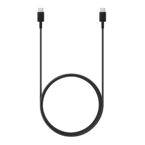 Samsung EP-DX310JBE USB-C - USB-C 3A Laidas 1.8m (Bulk - pakaitinė pakuotė) - juodas