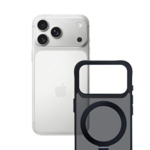 3mk Smoke Case Mag&Stand, skirtas iPhone 17 Pro – juodas -- Cell phone cases and covers