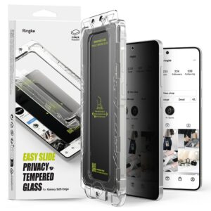 Ringke Easy Slide privatumo stiklas Galaxy S25 Edge (2 vnt.) -- Samsung Galaxy S25 Edge