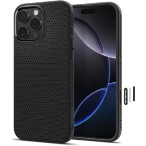 Spigen Liquid Air MagSafe dėklas iPhone 16 Pro Max – juodas