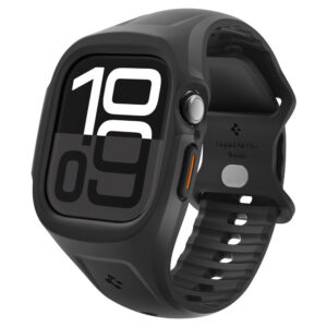 Spigen Liquid Air Pro dirželis, skirtas Apple Watch 46mm – matinė juoda