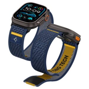 Spigen Athlex oro dirželis, skirtas Apple Watch 44/45/46/49 mm – tamsiai mėlynas