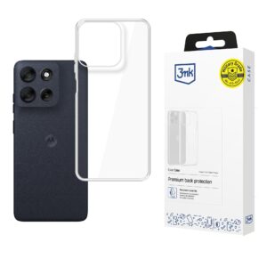 3mk šarvų dėklas, skirtas Motorola Moto G56 – skaidrus -- Motorola Moto G56