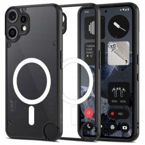 Tech-Protect „MagMat“ MagSafe „CMF Phone 2 Pro“ dėklas – juodas ir skaidrus -- Cell phone cases and covers