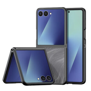 Dux Ducis Aimo dėklas Samsung Galaxy Z Flip7 – juodas -- Samsung Galaxy Z Flip 7