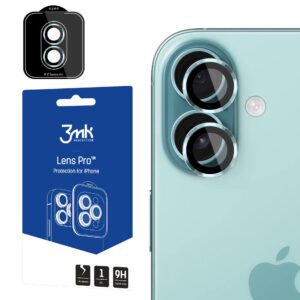3mk Lens Protection Pro grūdintas stiklas, skirtas iPhone 17 – žalias