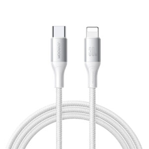 Joyroom Laidas S-A28 Flash Series 30W USB-C - Lightning 2m baltas