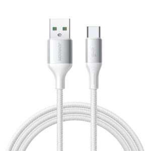 Joyroom Laidas S-A28 Flash Series 3A USB-A - USB-C 1m baltas