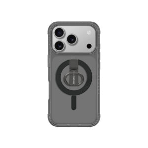 „AmazingThing Titan Pro Grip Ring“ dėklas, skirtas iPhone 17 Pro Max Compatible with MagSafe – juodas
