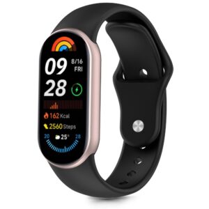 Tech-Protect IconBand Pure dirželis, skirtas Xiaomi Smart Band 8 / 9 / 10 / NFC - juodas -- Xiaomi Smart Band 8