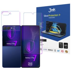 3mk SilverProtection+ Folded Edition apsauginė plėvelė, skirta Samsung Galaxy Z Flip 7 -- Samsung Galaxy Z Flip 7