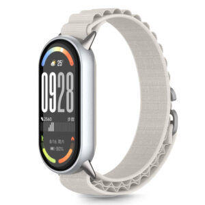 Tech-Protect Nylon Pro dirželis, skirtas Xiaomi Smart Band 8 / 9 / 10 / NFC - smėlio spalvos -- Xiaomi Smart Band 8