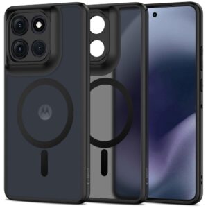 Tech-Protect MagMat MagSafe Dėklas, skirtas Motorola Moto G86 5G – matinė juoda -- Motorola Moto G86 5G